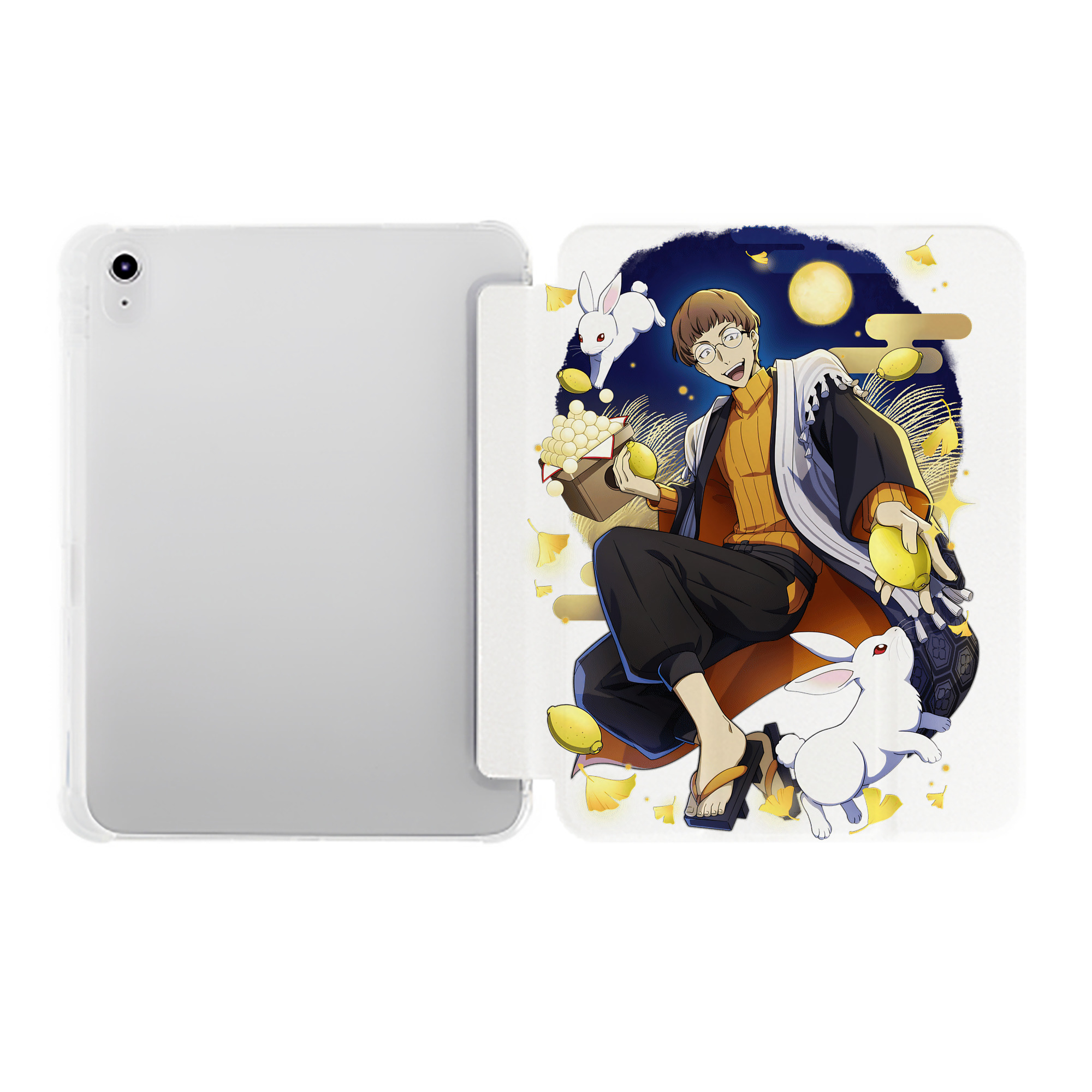 （画像用） 文豪ストレイドッグス Bungo Stray Dogs IPad ケース ペン収納付き 三つ折りスタンド PUレザー×シリコン 対応機種9.5/10.5/10.9インチ